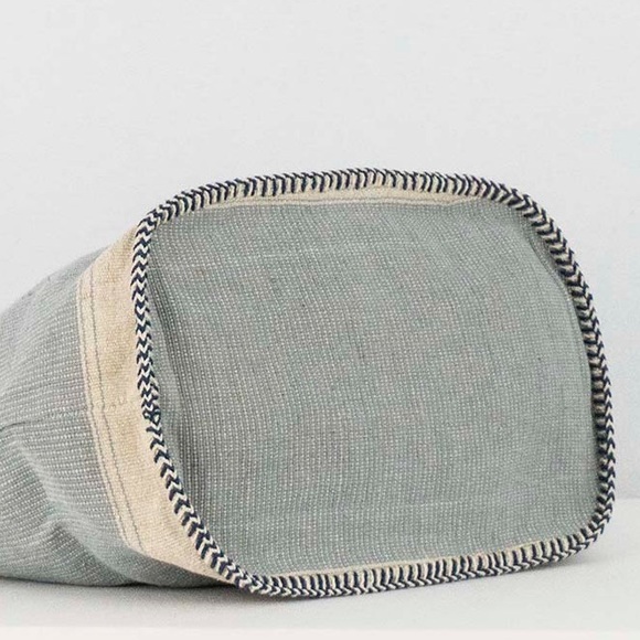 Tote bag xl with zipper jute cotton handmade - Picture 3 of 6